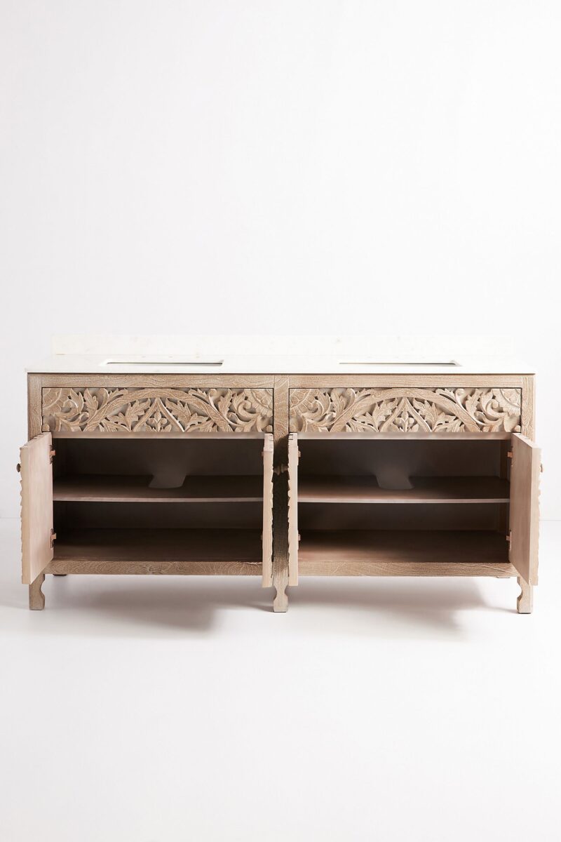 white carved nightstand, white carved wood nightstand, wood carved nightstand, Bone Inlay Cabinet, Handcarved Bone Inlay Cabinet, Carved Bone Inlay Cabinet, Carved Bone Inlay Chest of Drawers, Handmade Chest of Drawers, carved cabinet, carved wood cabinet