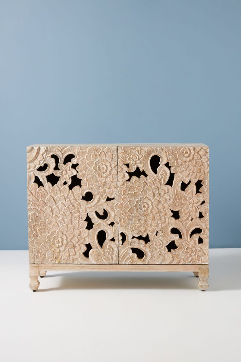 Handcarved Bone Inlay Cabinet, Carved Bone Inlay Cabinet, Carved Bone Inlay Chest of Drawers, Handmade Chest of Drawers, carved cabinet, carved wood cabinet, hand carved nightstand, antique carved chest of drawers, black carved nightstand, bohemian carved wood nightstand