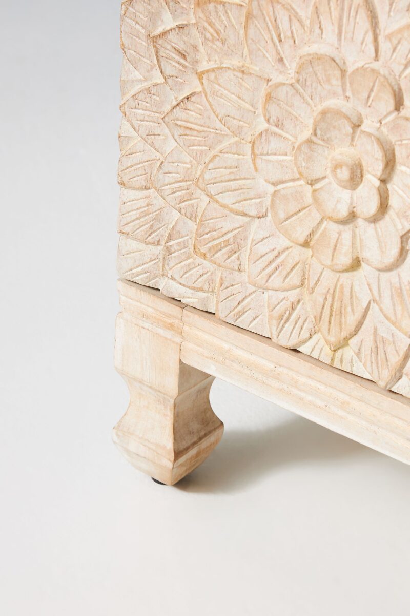 Carved Bone Inlay Cabinet, Carved Bone Inlay Chest of Drawers, Handmade Chest of Drawers, carved cabinet, carved wood cabinet, hand carved nightstand, antique carved chest of drawers, black carved nightstand, bohemian carved wood nightstand, carved bedside cabinet