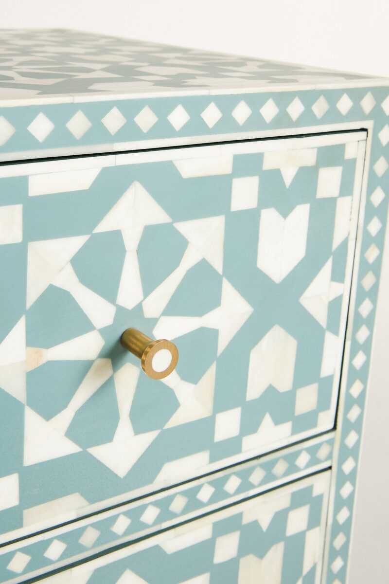 white carved nightstand, white carved wood nightstand, wood carved nightstand, Bone Inlay Cabinet, Handcarved Bone Inlay Cabinet, Carved Bone Inlay Cabinet, Carved Bone Inlay Chest of Drawers, Handmade Chest of Drawers, carved cabinet, carved wood cabinet