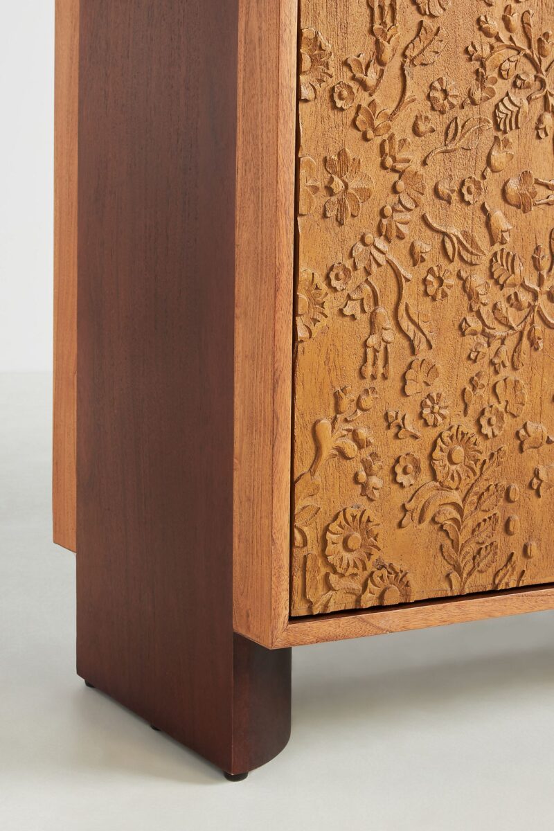 white carved wood nightstand, wood carved nightstand, Bone Inlay Cabinet, Handcarved Bone Inlay Cabinet, Carved Bone Inlay Cabinet, Carved Bone Inlay Chest of Drawers, Handmade Chest of Drawers, carved cabinet, carved wood cabinet, hand carved nightstand
