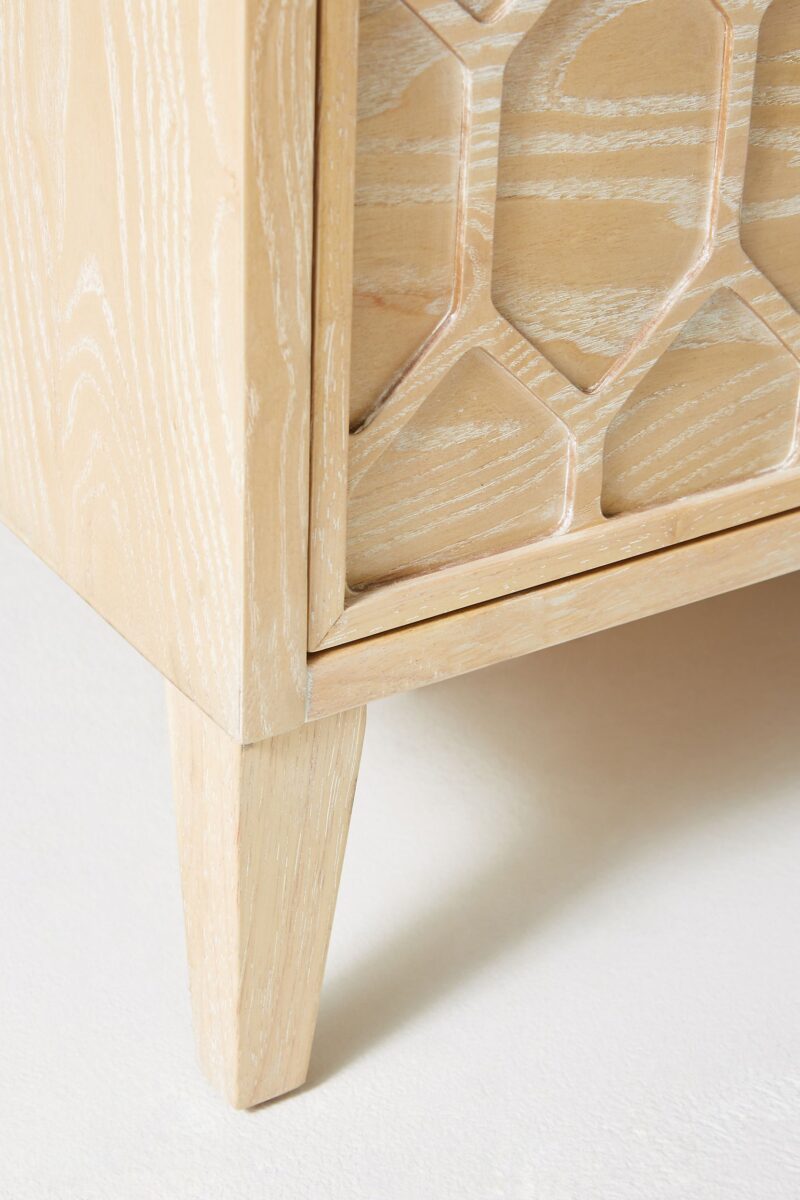 white carved nightstand, white carved wood nightstand, wood carved nightstand, Bone Inlay Cabinet, Handcarved Bone Inlay Cabinet, Carved Bone Inlay Cabinet, Carved Bone Inlay Chest of Drawers, Handmade Chest of Drawers, carved cabinet, carved wood cabinet
