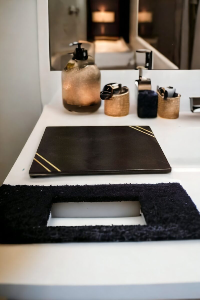 white marble serving tray, white marble round tray, white marble decorative tray, white marble circle tray, white marble bathroom tray, white marble bathroom set, white marble bathroom accessories set, white marble bath tray, tray marble, stone soap dispenser set