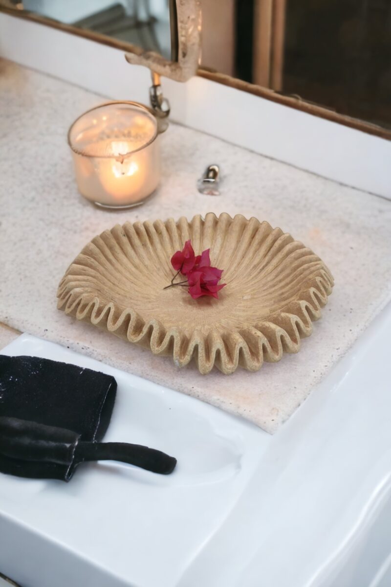 ring tray, jewellery dish, decorative bowl, handcarved bowl, marble serving bowl