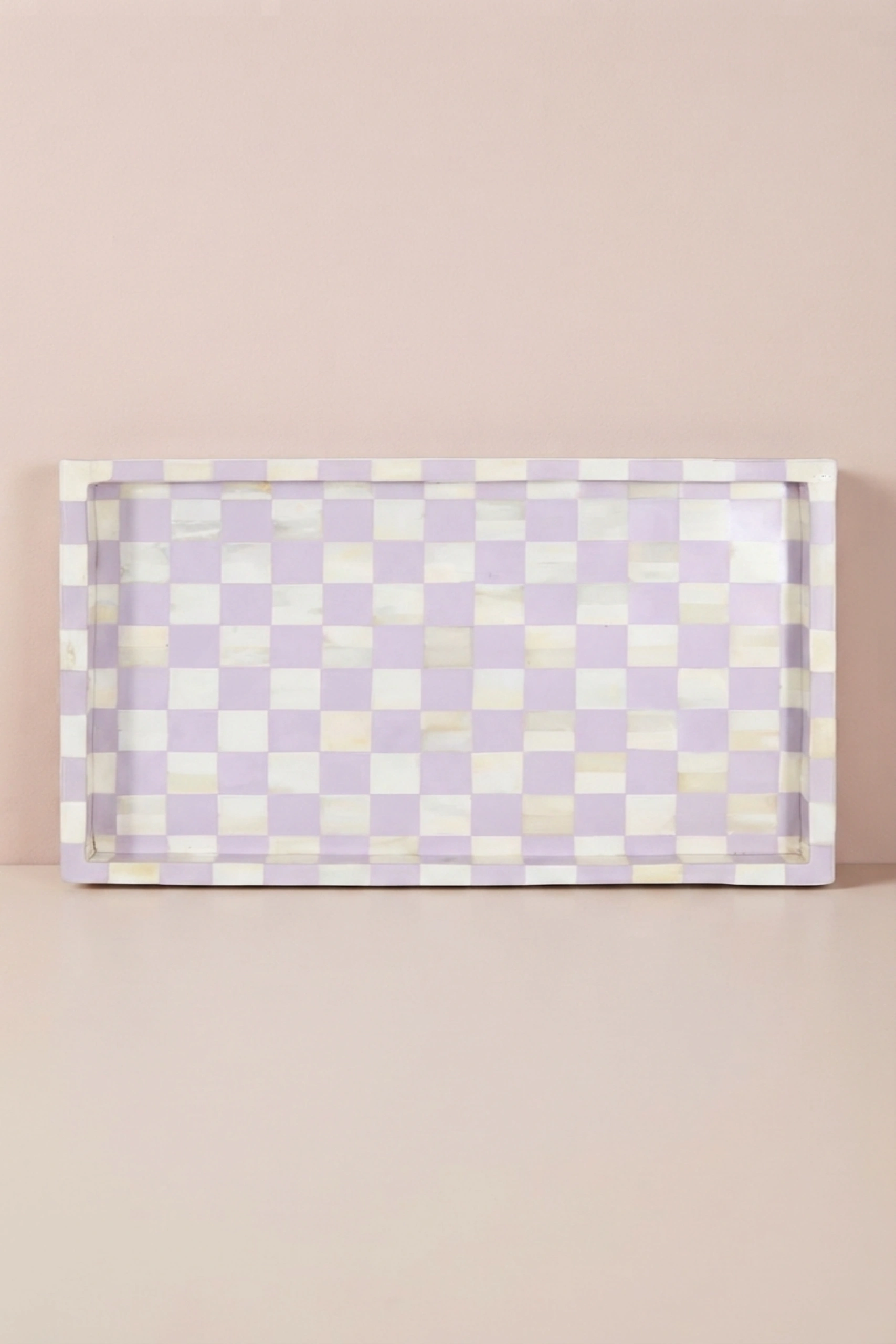 Bone_Inlay_Checkerboard_Tray_Lilac_image_02_angled_view_luxury_bone_inlay_decorative_tray_serving_tray_tabletop_home_decor_handcrafted_artisan_premium_interior_accent.webp
