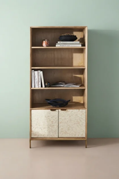 Cora_Bone_Inlay_Bookcase_image_01_front_view_luxury_bone_inlay_bookcase_bookshelf_storage_display_living_room_artisan_premium_interior_furniture.webp