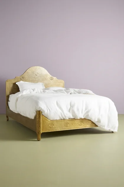 Jaden Antique Brass Embossed Bed, buy jaden antique brass embossed, luxury jaden antique brass embossed, handcrafted jaden antique brass embossed, handmade jaden antique brass embossed, jaden antiqueJaden_Antique_Brass_Embossed_Bed_image_01_front_view_luxury_handcrafted_bedroom_bed_headboard_four_poster_embossed_statement_artisan_premium_interior_furniture.webp