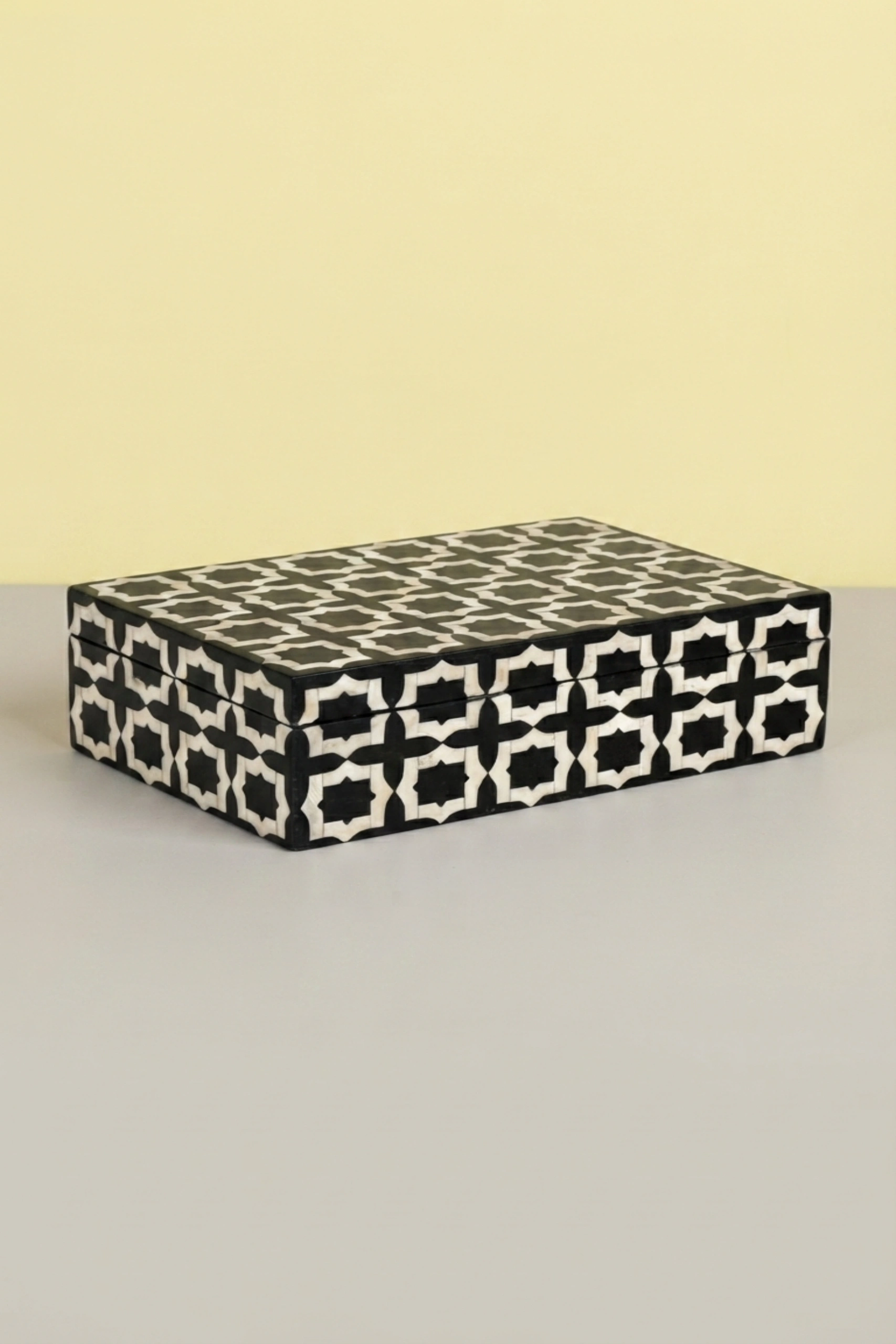 Black Moroccan Bone Inlay Box, buy black moroccan bone inlay, luxury black moroccan bone inlay, handcrafted black moroccan bone inlay, handmade black moroccan bone inlay, black moroccan bone gift, boxblack-moroccan-bone-inlay-box-black-furniture-bone-inlay-furniture-box-handmade-bone-inlay-jewelry-box-moroccan-design-ornamental-box-01.webp