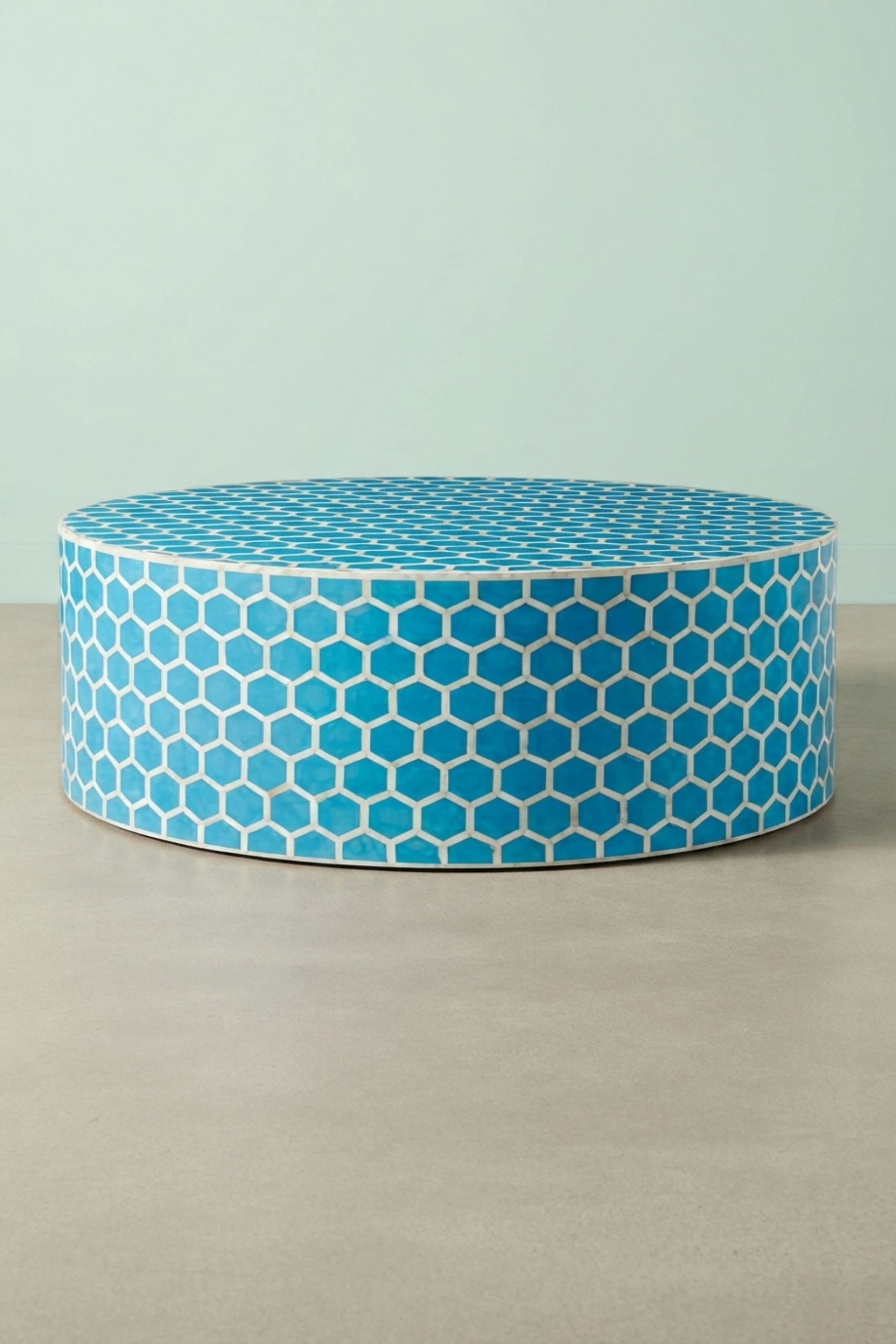 Bone Inlaid Round Coffee Table Honeycomb Turquoise, buy bone inlaid round coffee, luxury bone inlaid round coffee, handcrafted bone inlaid round coffee, handmade bone inlaid round coffee, bone inlaidbone-inlaid-round-coffee-table-honeycomb-turquoise-bone-inlay-furniture-center-table-coffee-table-furniture-table-handmade-bone-inlay-01.webp