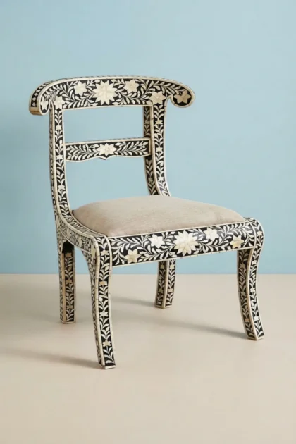 bone inlay floral chair black,black flower motif bone inlay chair,black floral bone inlay accent chair,handcrafted black bone inlay flower chair,artisan black bone inlay floral furniturebone-inlay-floral-chair-black-accent-chair-black-furniture-bone-inlay-furniture-chair-floral-design-floral-pattern-flower-motif-handmade-bone-inlay-01.webp