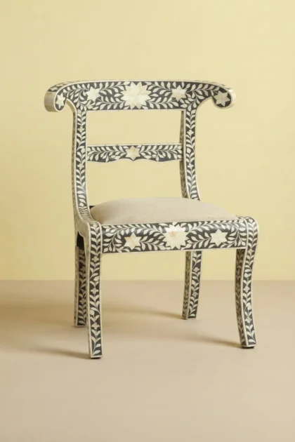 grey bone inlay floral chair,bone inlay flower motif grey chair,grey floral pattern bone inlay chair,handcrafted grey bone inlay flower chair,artisan grey bone inlay furniturebone-inlay-floral-chair-grey-accent-chair-bone-inlay-furniture-chair-floral-design-floral-pattern-flower-motif-grey-furniture-handmade-bone-inlay-01.webp