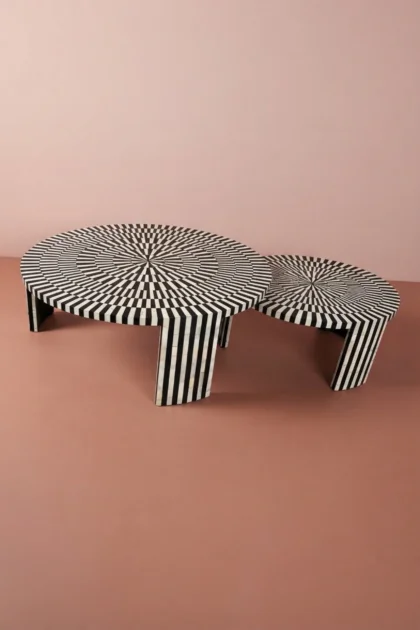 Bone Inlay Illusion Nesting Coffee Table Set, buy bone inlay illusion nesting, luxury bone inlay illusion nesting, handcrafted bone inlay illusion nesting, handmade bone inlay illusion nesting, bonebone-inlay-illusion-nesting-coffee-table-set-bone-inlay-furniture-center-table-coffee-table-furniture-table-handmade-bone-inlay-01.webp