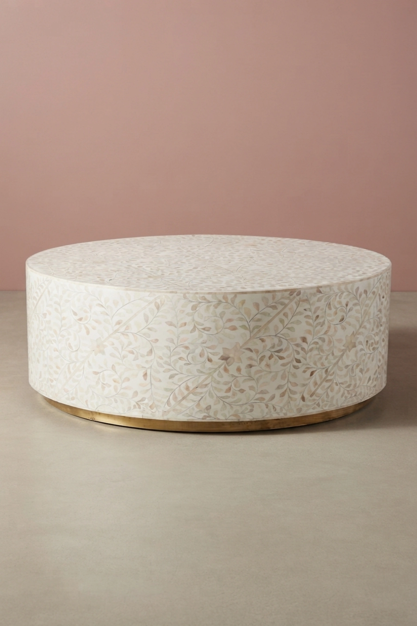 Floral White Bone Inlay Center Table With Brass, buy floral white bone inlay, luxury floral white bone inlay, handcrafted floral white bone inlay, handmade floral white bone inlay, floral white, whitefloral-white-bone-inlay-center-table-with-brass-bone-inlay-furniture-brass-furniture-floral-design-floral-pattern-flower-motif-furniture-table-handmade-bone-01.webp