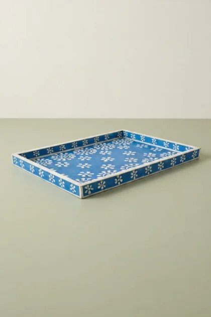 Flower Bone Inlay Tray Blue, buy flower bone inlay tray, luxury flower bone inlay tray, handcrafted flower bone inlay tray, handmade flower bone inlay tray, flower bone inlay tray online, flower boneflower-bone-inlay-tray-blue-blue-furniture-bone-inlay-furniture-botanical-design-decorative-tray-flower-pattern-handmade-bone-inlay-01.webp