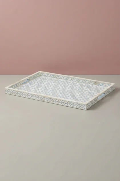 Geometric Bone Inlay Tray Ice Blue, buy geometric bone inlay tray, luxury geometric bone inlay tray, handcrafted geometric bone inlay tray, handmade geometric bone inlay tray, geometric bone, tray icegeometric-bone-inlay-tray-ice-blue-blue-furniture-bone-inlay-furniture-decorative-tray-geometric-design-geometric-pattern-handmade-bone-inlay-01.webp