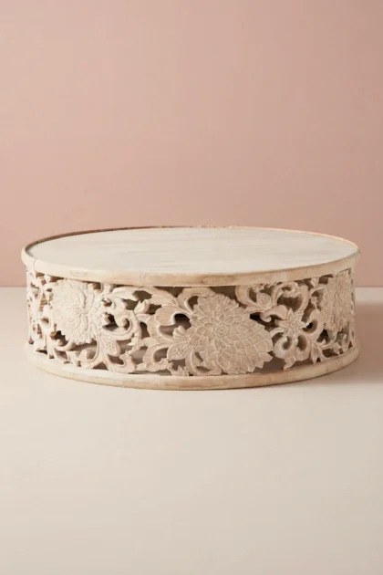 Handcarved Lotus Coffee Table Whtewash Finish, buy handcarved lotus coffee table, luxury handcarved lotus coffee table, handcrafted handcarved lotus coffee table, handcarved lotus coffee table onlinehandcarved-lotus-coffee-table-whtewash-finish-center-table-coffee-table-furniture-table-lotus-design-lotus-pattern-01.webp