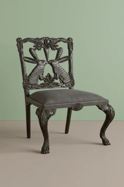 handcarved rabbit dining chair black set of 2,menagerie black rabbit chair pair,black handcarved rabbit motif dining chair set,artisan rabbit design black dining chair pairhandcarved-menagerie-rabbit-dining-chair-black-set-of-2-accent-chair-black-furniture-chair-dining-room-furniture-dining-table-01.webp