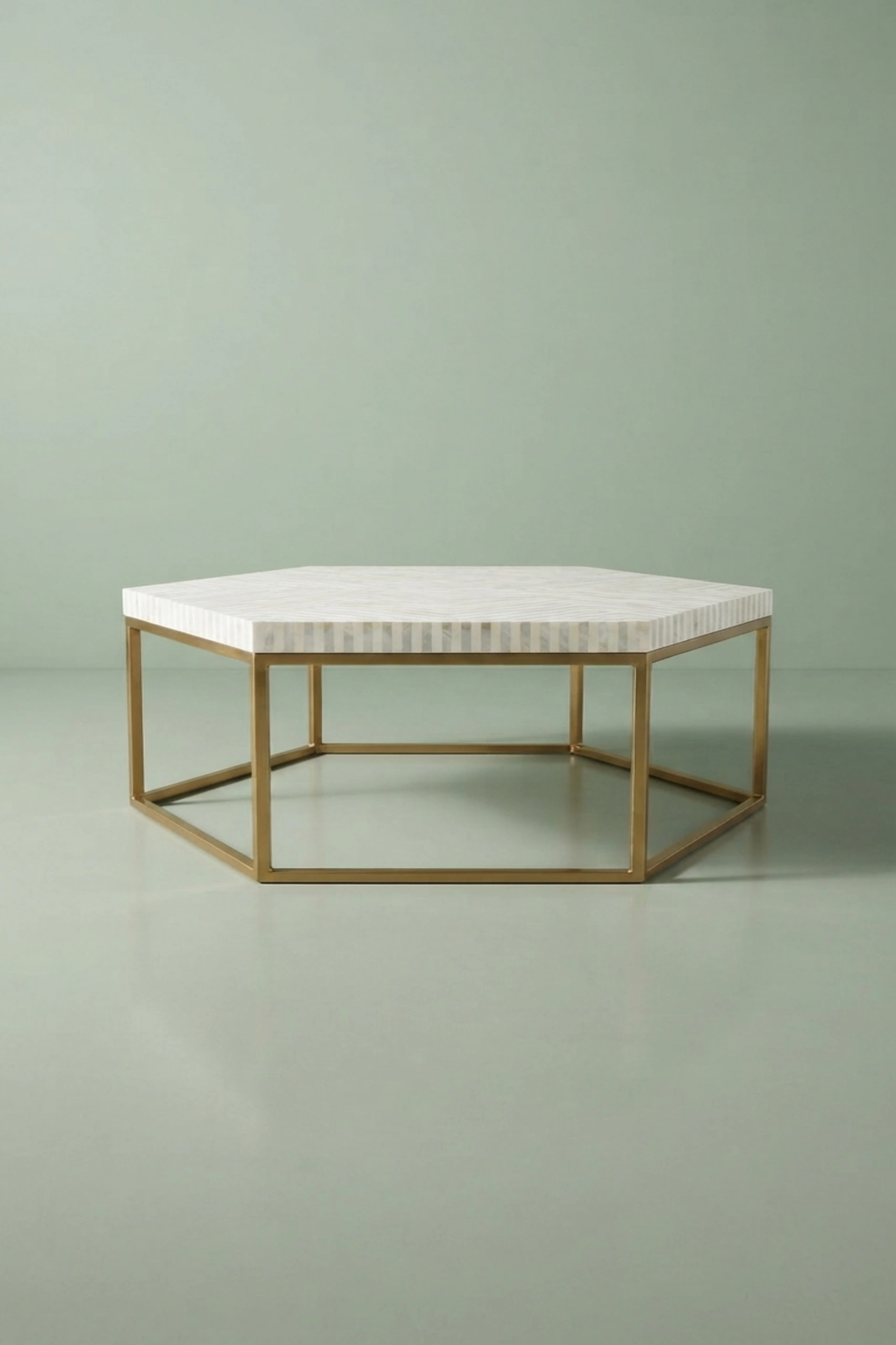 MOP Inlay Hexagonal Stripe Center Table White Gold, buy mop inlay hexagonal stripe, luxury mop inlay hexagonal stripe, handcrafted mop inlay hexagonal stripe, handmade mop inlay hexagonal stripe, mopmop-inlay-hexagonal-stripe-center-table-white-gold-furniture-table-gold-finish-mop-inlay-furniture-mother-of-pearl-inlay-striped-design-stripe-pattern-wh-01.webp