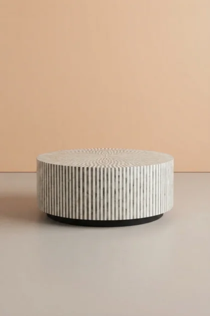 MOP Inlay Illusion Stripe Center Table Grey, buy mop inlay illusion stripe, luxury mop inlay illusion stripe, handcrafted mop inlay illusion stripe, handmade mop inlay illusion stripe, mop inlay, mopmop-inlay-illusion-stripe-center-table-grey-furniture-table-grey-furniture-mop-inlay-furniture-mother-of-pearl-inlay-striped-design-stripe-pattern-01.webp