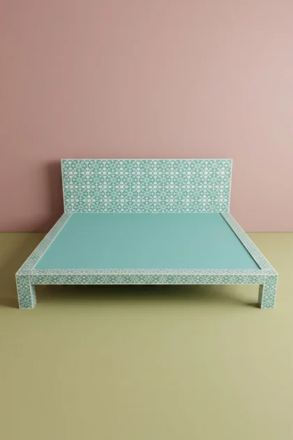 Moroccan Bone Inlay Bed Mint Green, buy moroccan bone inlay bed, luxury moroccan bone inlay bed, handcrafted moroccan bone inlay bed, handmade moroccan bone inlay bed, moroccan bone inlay bed onlinemoroccan-bone-inlay-bed-mint-green-bedroom-furniture-beds-bone-inlay-furniture-green-furniture-handmade-bone-inlay-moroccan-design-01.webp