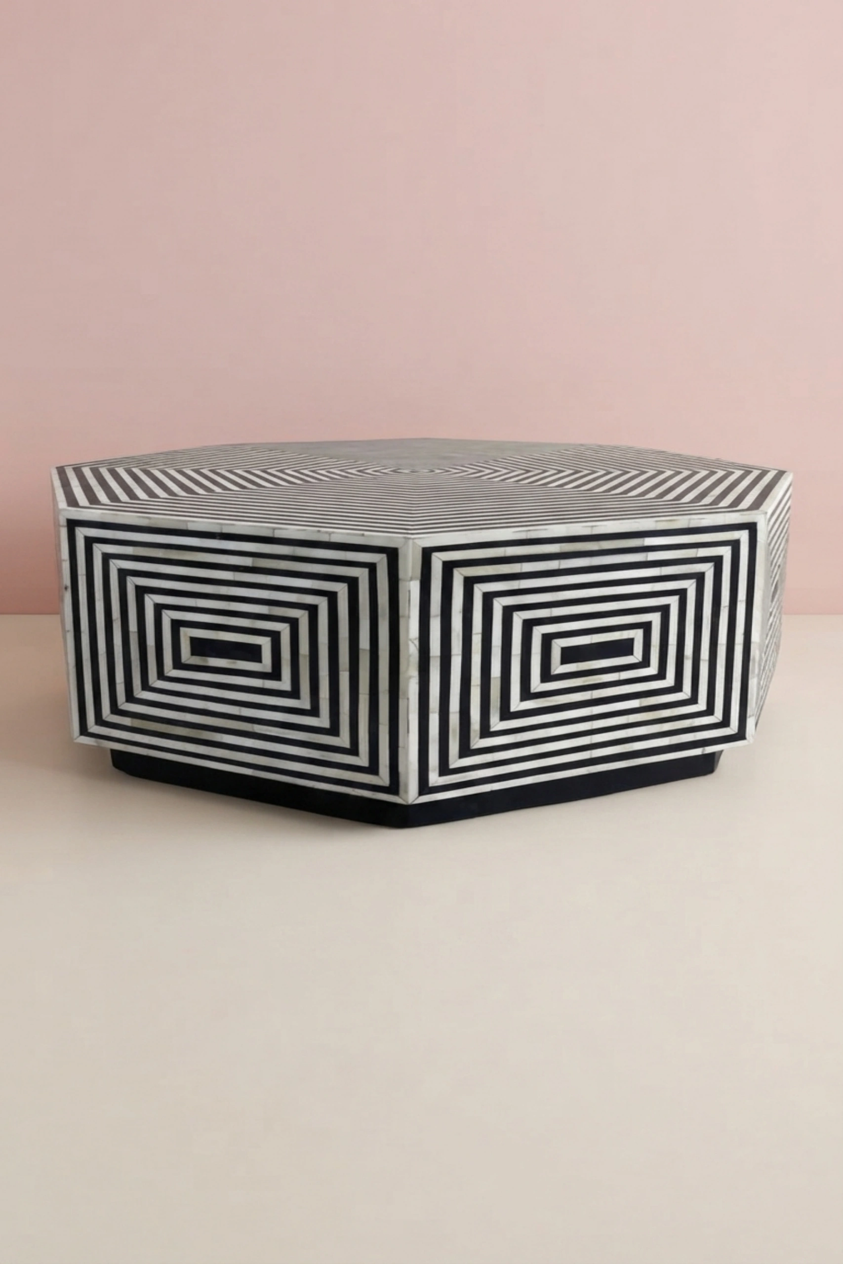 Octagonal Bone Inlay Coffee Table Black, buy octagonal bone inlay coffee, luxury octagonal bone inlay coffee, handcrafted octagonal bone inlay coffee, handmade octagonal bone inlay coffee, bone inlayoctagonal-bone-inlay-coffee-table-black-black-furniture-bone-inlay-furniture-center-table-coffee-table-furniture-table-handmade-bone-inlay-01.webp
