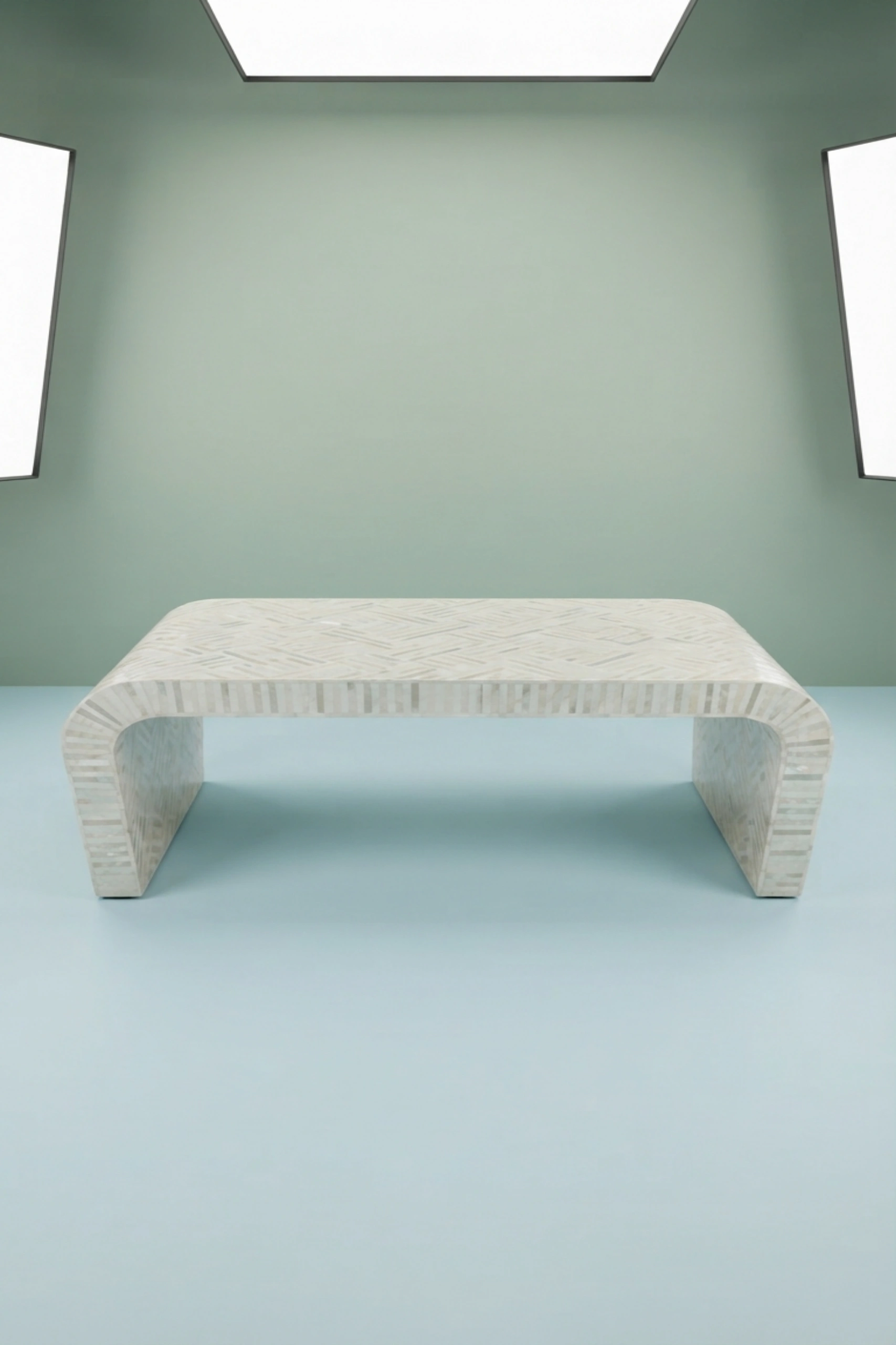 Optical Waterfall Bone Inlay Coffee Table White, buy optical waterfall bone inlay, luxury optical waterfall bone inlay, handcrafted optical waterfall bone inlay, handmade optical waterfall bone inlayoptical-waterfall-bone-inlay-coffee-table-white-bone-inlay-furniture-center-table-coffee-table-furniture-table-handmade-bone-inlay-waterfall-design-waterfal-01.webp