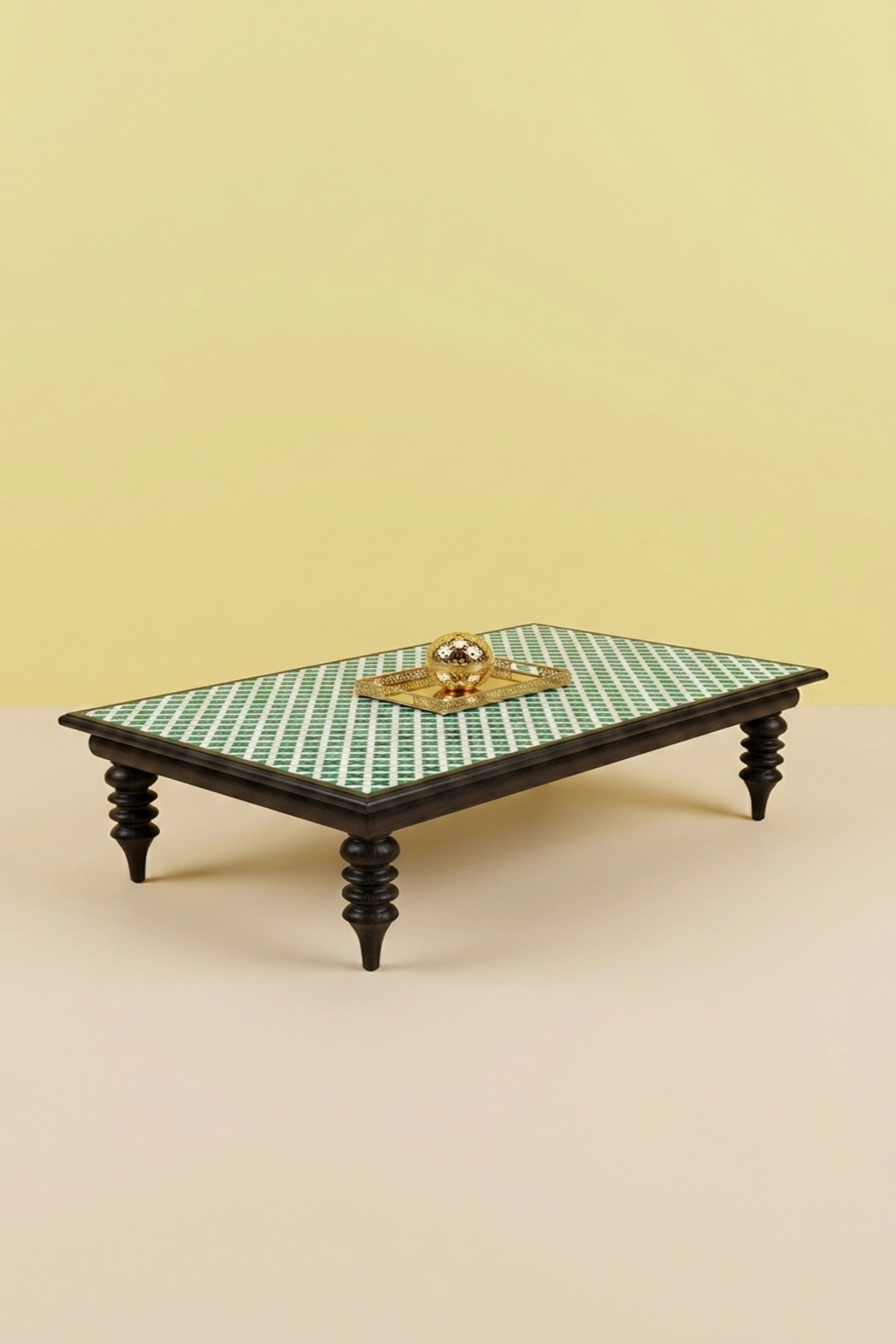 Sharp Clover Malachite Inlay White Marble Coffee Table, buy sharp clover malachite inlay, luxury sharp clover malachite inlay, handcrafted sharp clover malachite inlay, sharp clover malachite giftsharp-clover-malachite-inlay-white-marble-coffee-table-center-table-coffee-table-furniture-table-gemstone-inlay-furniture-malachite-stone-marble-furn-01.webp
