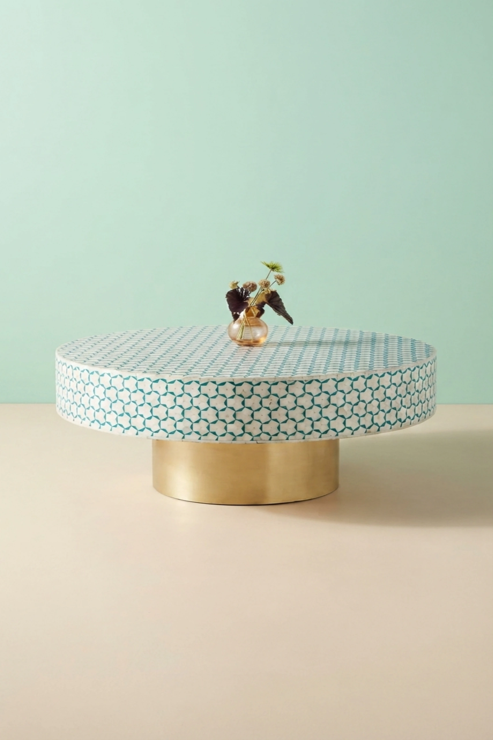 Targua Bone Inlay Coffee Table Teal Green, buy targua bone inlay coffee, luxury targua bone inlay coffee, handcrafted targua bone inlay coffee, handmade targua bone inlay coffee, targua bone, targuatargua-bone-inlay-coffee-table-teal-green-bone-inlay-furniture-center-table-coffee-table-furniture-table-green-furniture-handmade-bone-inlay-01.webp
