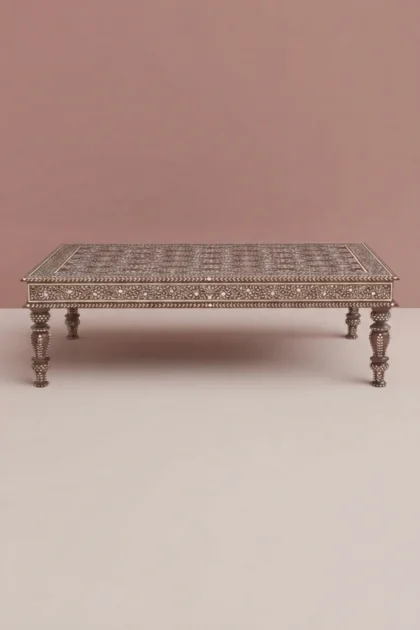 Ved Teakwood Bone Inlaid Coffee Table Walnut, buy ved teakwood bone inlaid, luxury ved teakwood bone inlaid, handcrafted ved teakwood bone inlaid, handmade ved teakwood bone inlaid, ved teakwood, vedved-teakwood-bone-inlaid-coffee-table-walnut-bone-inlay-furniture-center-table-coffee-table-furniture-table-handmade-bone-inlay-01.webp
