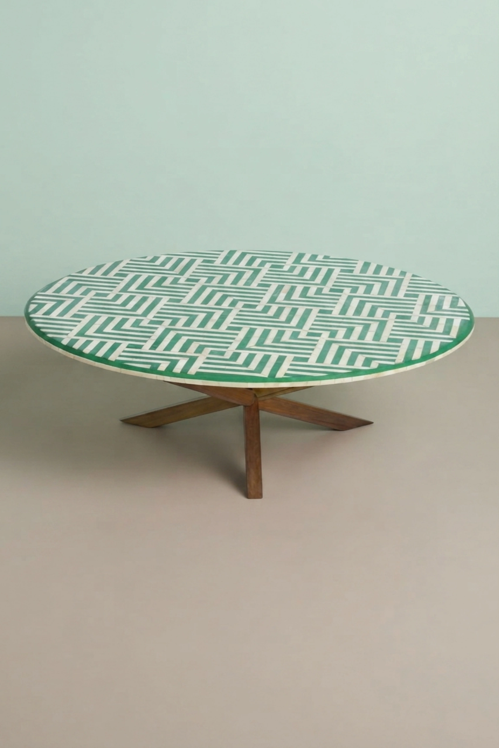 Vik Bone Inlay Coffee Table Green, buy vik bone inlay coffee, luxury vik bone inlay coffee, handcrafted vik bone inlay coffee, handmade vik bone inlay coffee, vik bone inlay coffee online, vik bonevik-bone-inlay-coffee-table-green-bone-inlay-furniture-center-table-coffee-table-furniture-table-green-furniture-handmade-bone-inlay-01.webp