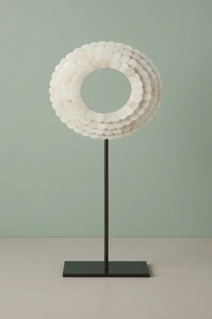 Cora Bone Inlay 4 Layered Mounted Ring Large, buy cora bone inlay layered, luxury cora bone inlay layered, handcrafted cora bone inlay layered, handmade cora bone inlay layered, cora bone inlay giftCora_Bone_Inlay_4_Layered_Mounted_Ring_Large_image_01_front_view_luxury_bone_inlay_mounted_ring_sculptural_wall_decor_tabletop_decorative_artisan_premium_interior_accent.webp