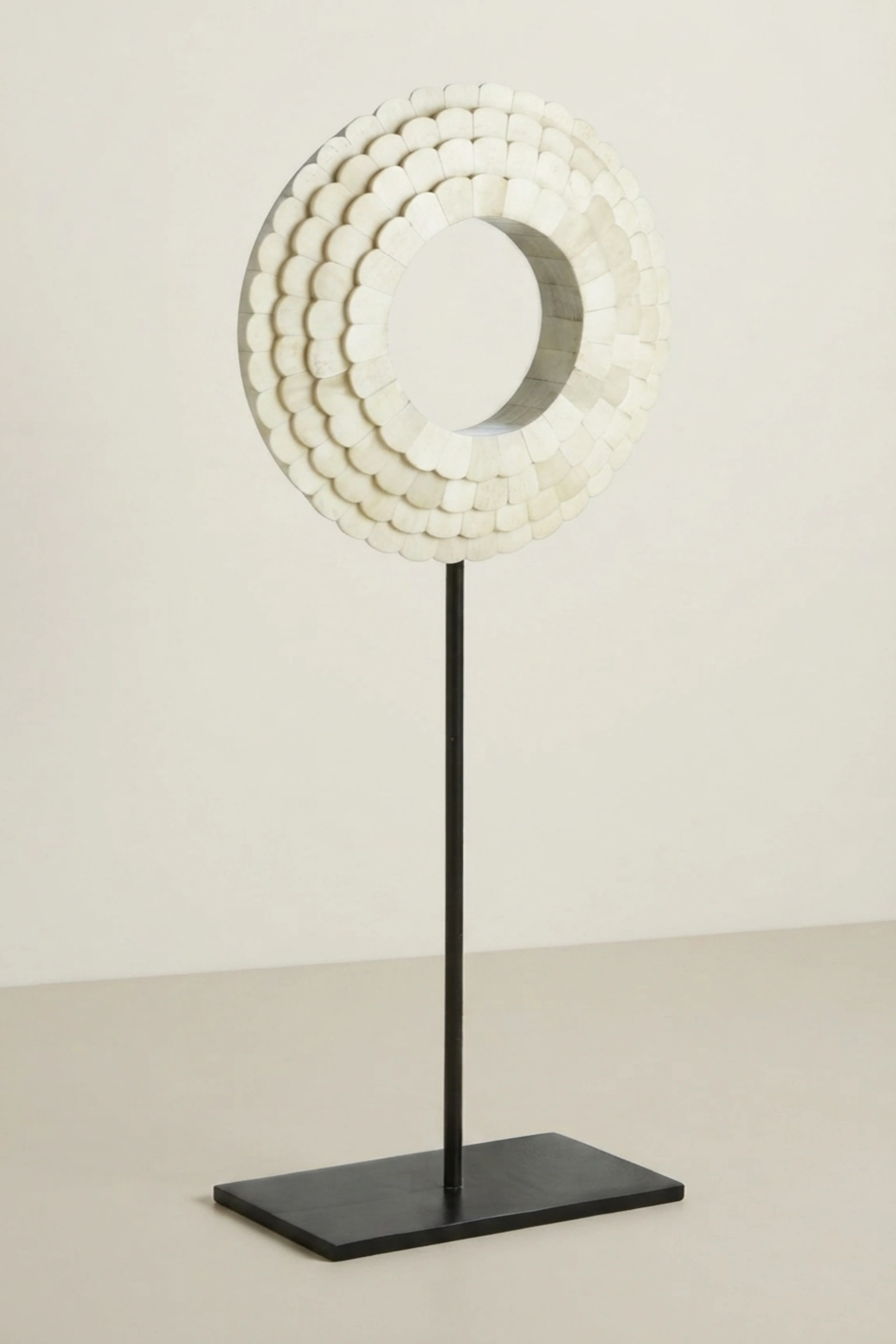 Cora_Bone_Inlay_4_Layered_Mounted_Ring_Large_image_02_angled_view_luxury_bone_inlay_mounted_ring_sculptural_wall_decor_tabletop_decorative_artisan_premium_interior_accent.webp
