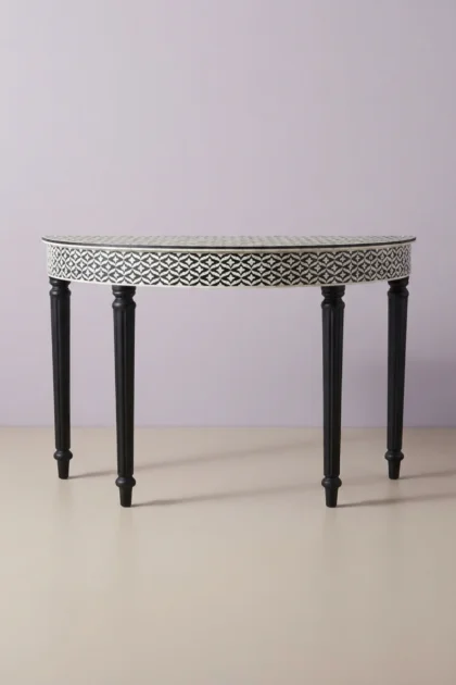 Black Embossed Bone Inlay Curved Console, buy black embossed bone inlay, luxury black embossed bone inlay, handcrafted black embossed bone inlay, handmade black embossed bone inlay, black embossedblack-embossed-bone-inlay-curved-console-black-furniture-bone-inlay-furniture-console-table-entryway-table-handmade-bone-inlay-01.webp