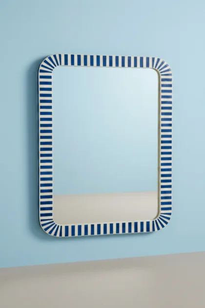 Bone Inlay Edged Mirror Blue, buy bone inlay edged mirror, luxury bone inlay edged mirror, handcrafted bone inlay edged mirror, handmade bone inlay edged mirror, bone inlay edged mirror online, bonebone-inlay-edged-mirror-blue-blue-furniture-bone-inlay-furniture-decorative-mirror-handmade-bone-inlay-wall-mirror-01.webp