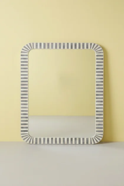 Bone Inlay Edged Mirror Grey, buy bone inlay edged mirror, luxury bone inlay edged mirror, handcrafted bone inlay edged mirror, handmade bone inlay edged mirror, bone inlay edged mirror online, bonebone-inlay-edged-mirror-grey-bone-inlay-furniture-decorative-mirror-grey-furniture-handmade-bone-inlay-wall-mirror-01.webp