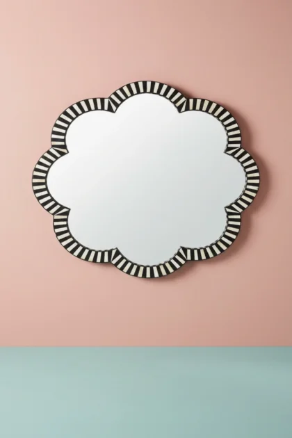 Bone Inlay Flower Mirror, buy bone inlay flower mirror, luxury bone inlay flower mirror, handcrafted bone inlay flower mirror, handmade bone inlay flower mirror, bone inlay flower mirror online, bonebone-inlay-flower-mirror-bone-inlay-furniture-botanical-design-decorative-mirror-flower-pattern-handmade-bone-inlay-wall-mirror-01.webp