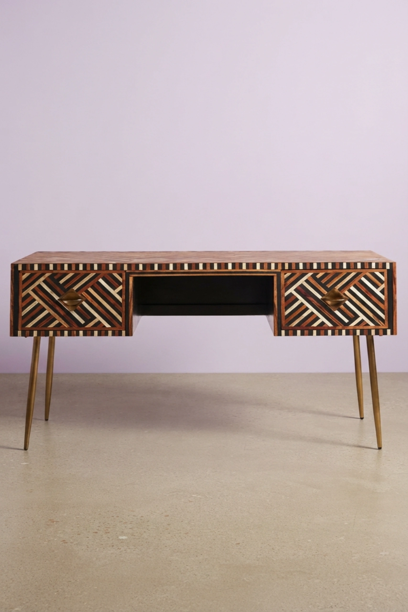 Bone Inlay Optical 2 Drawer Desk Brown, buy bone inlay optical drawer, luxury bone inlay optical drawer, handcrafted bone inlay optical drawer, handmade bone inlay optical drawer, bone inlay, bonebone-inlay-optical-2-drawer-desk-brown-bone-inlay-furniture-brown-furniture-desk-handmade-bone-inlay-home-office-furniture-01.webp