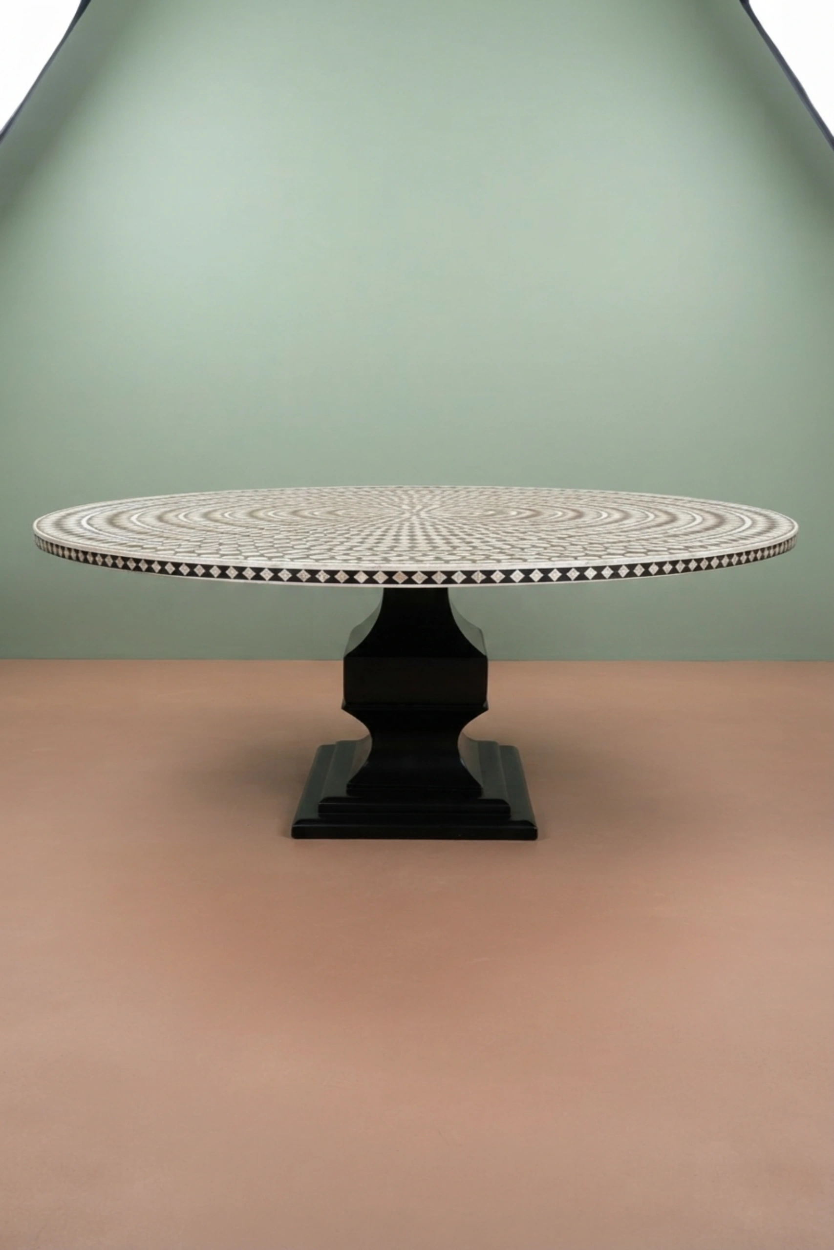 Diamond MOP Inlay Round Dining Table Black, buy diamond mop inlay round, luxury diamond mop inlay round, handcrafted diamond mop inlay round, handmade diamond mop inlay round, diamond mop inlay giftdiamond-mop-inlay-round-dining-table-black-black-furniture-diamond-pattern-dining-room-furniture-dining-table-furniture-table-mop-inlay-furnitur-01.webp