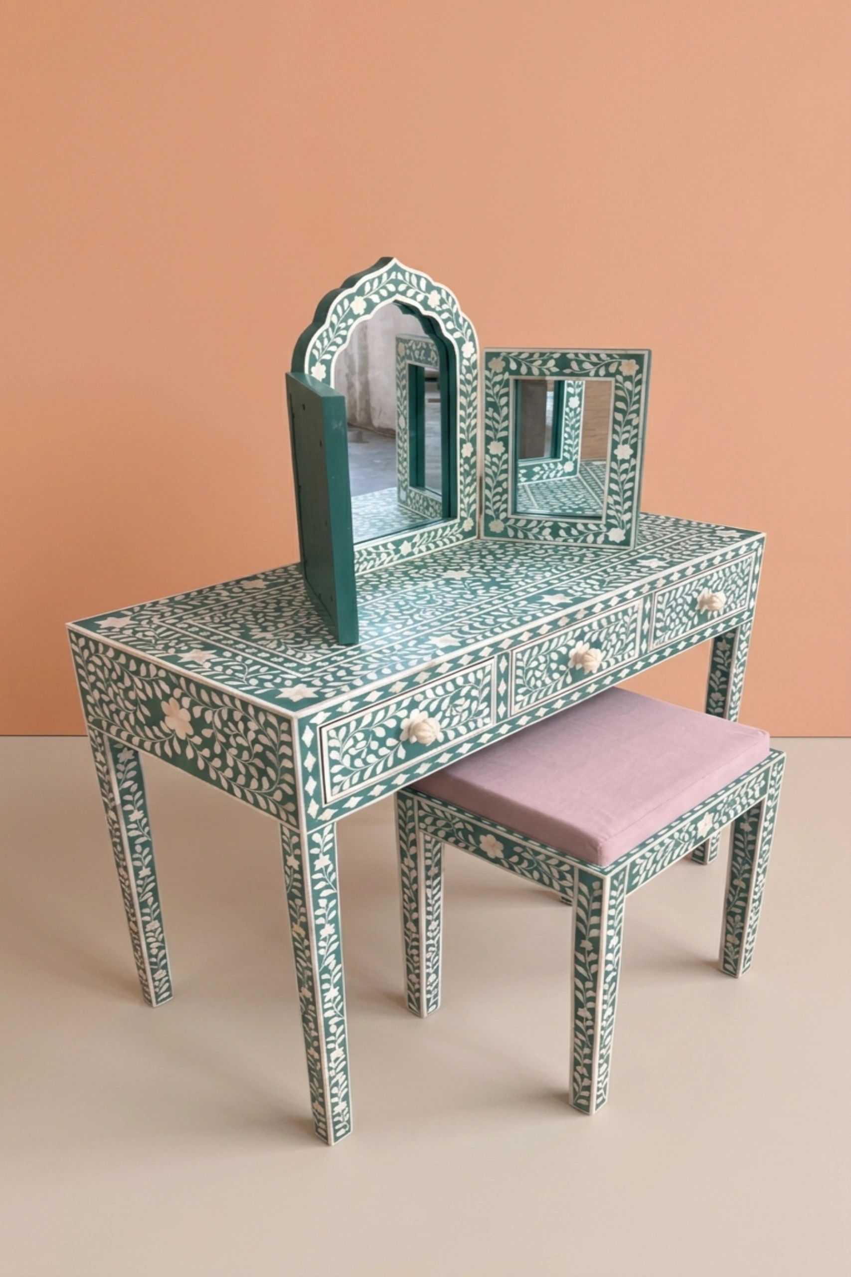 floral-bone-inlay-vanity-combo-green-bone-inlay-furniture-floral-design-floral-pattern-flower-motif-green-furniture-handmade-bone-inlay-vanity-table-02.webp