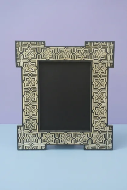 Geometric Black Bone Embossed Mirror, buy geometric black bone embossed, luxury geometric black bone embossed, handcrafted geometric black bone embossed, handmade geometric black bone embossed, blackgeometric-black-bone-embossed-mirror-black-furniture-bone-inlay-furniture-decorative-mirror-geometric-design-geometric-pattern-handmade-bone-inlay-wall-mirror-01.webp