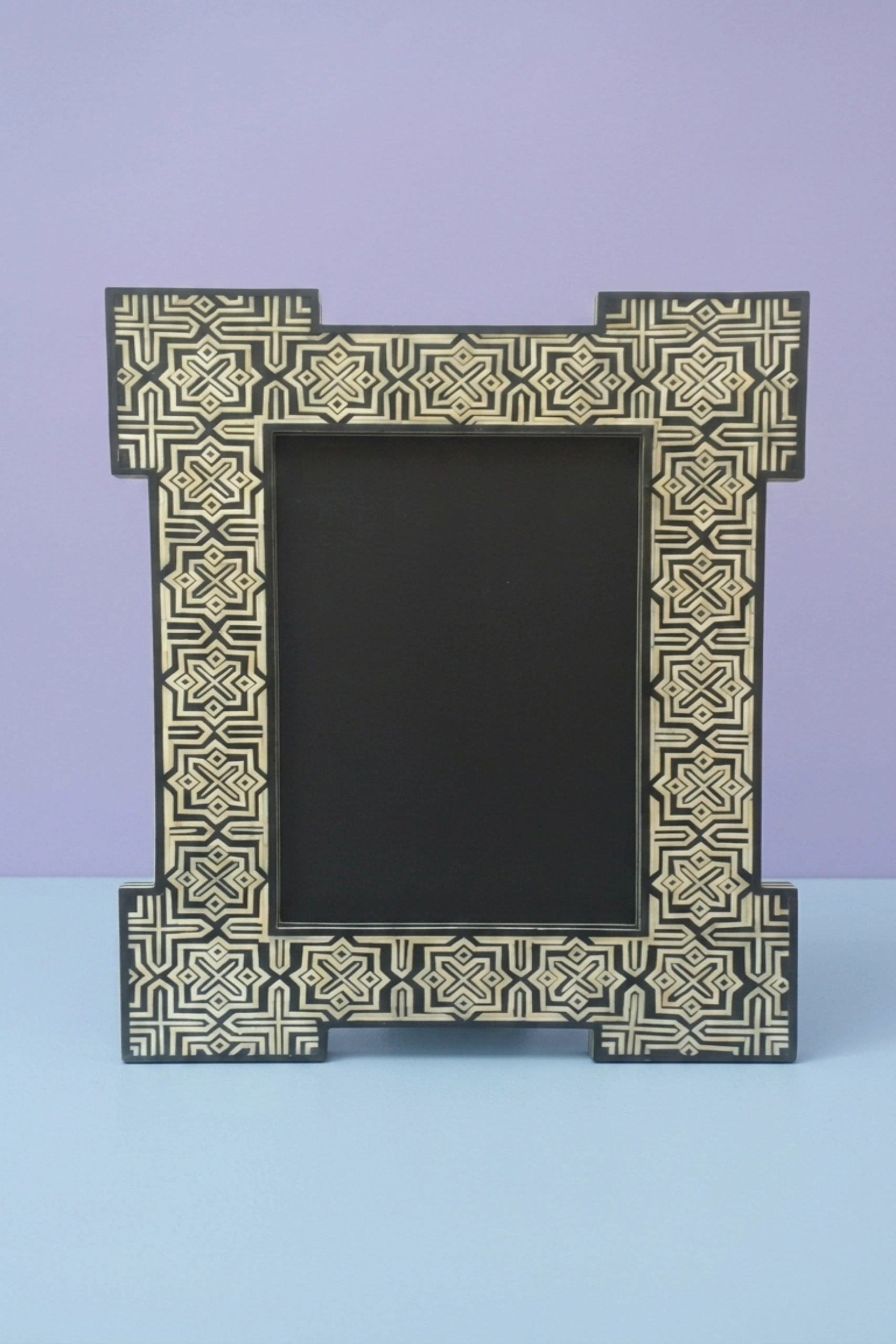 Geometric Black Bone Embossed Mirror, buy geometric black bone embossed, luxury geometric black bone embossed, handcrafted geometric black bone embossed, handmade geometric black bone embossed, blackgeometric-black-bone-embossed-mirror-black-furniture-bone-inlay-furniture-decorative-mirror-geometric-design-geometric-pattern-handmade-bone-inlay-wall-mirror-01.webp