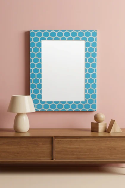 Honeycomb Bone Inlay Mirror Turquoise, buy honeycomb bone inlay mirror, luxury honeycomb bone inlay mirror, handcrafted honeycomb bone inlay mirror, handmade honeycomb bone inlay mirror, bone inlayhoneycomb-bone-inlay-mirror-turquoise-bone-inlay-furniture-decorative-mirror-handmade-bone-inlay-wall-mirror-01.webp