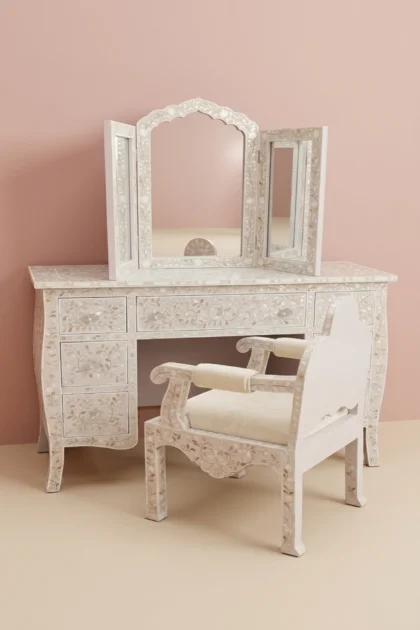 MOP Inlay Floral Vanity Set Lavender Secret Mother Of Pearl Inlay Cabinet, buy mop inlay floral vanity, luxury mop inlay floral vanity, handcrafted mop inlay floral vanity, mop inlay floral gift, mopmop-inlay-floral-vanity-set-lavender-secret-mother-of-pearl-inlay-cabinet-chest-of-drawers-floral-design-floral-pattern-flower-01.webp