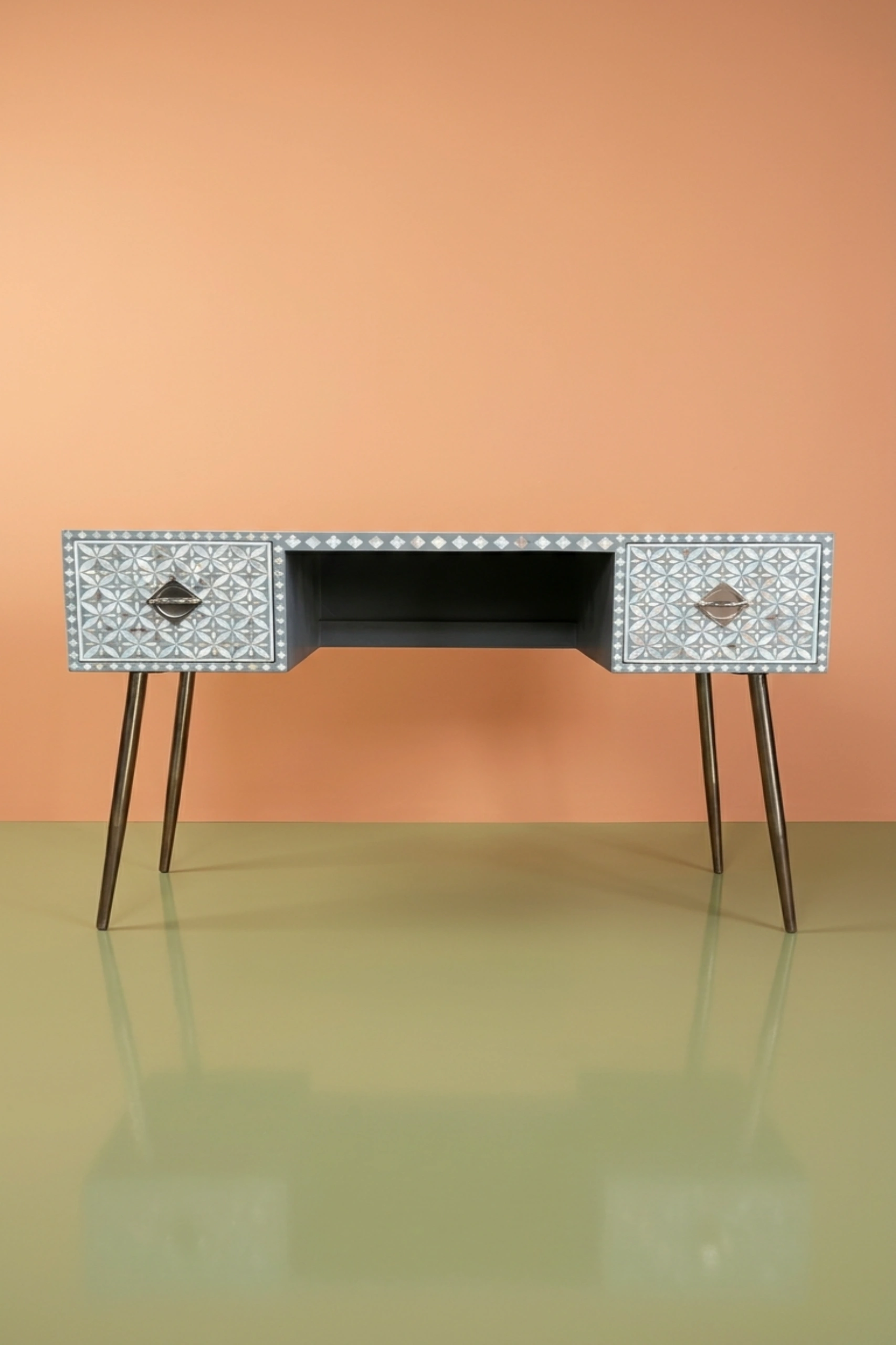 MOP Inlay Geometric Desk Chrome, buy mop inlay geometric desk, luxury mop inlay geometric desk, handcrafted mop inlay geometric desk, handmade mop inlay geometric desk, mop inlay geometric desk onlinemop-inlay-geometric-desk-chrome-desk-geometric-design-geometric-pattern-home-office-furniture-mop-inlay-furniture-mother-of-pearl-inlay-01.webp