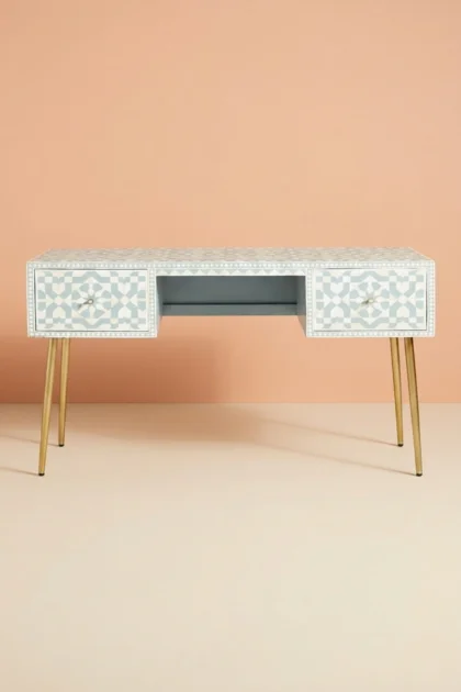Moroccan Bone Inlay Desk Green, buy moroccan bone inlay desk, luxury moroccan bone inlay desk, handcrafted moroccan bone inlay desk, handmade moroccan bone inlay desk, moroccan bone inlay desk onlinemoroccan-bone-inlay-desk-green-bone-inlay-furniture-desk-green-furniture-handmade-bone-inlay-home-office-furniture-moroccan-design-01.webp