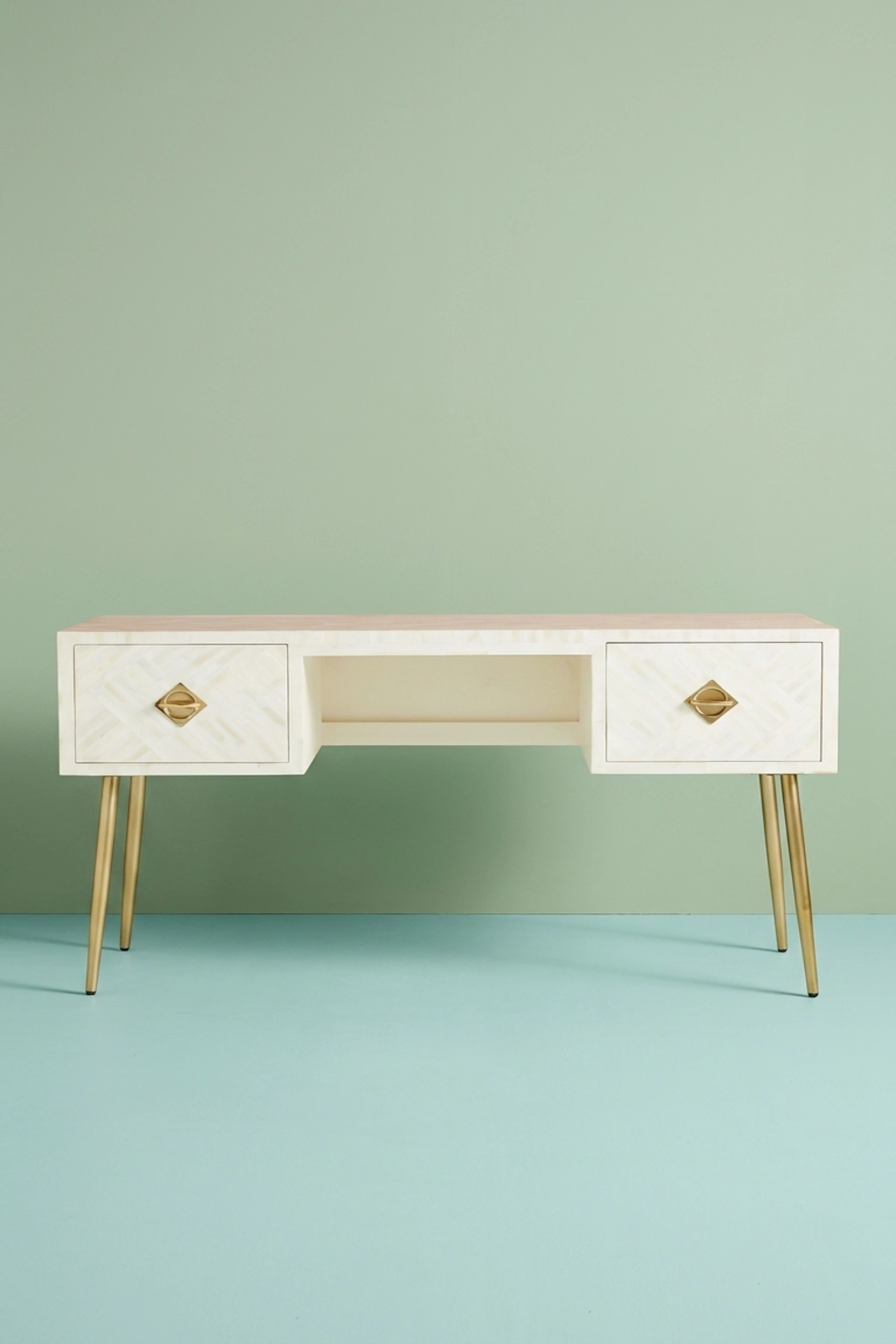 Optical Bone Inlay Desk 2 Drawers White, buy optical bone inlay desk, luxury optical bone inlay desk, handcrafted optical bone inlay desk, handmade optical bone inlay desk, optical bone inlay giftoptical-bone-inlay-desk-2-drawers-white-bone-inlay-furniture-desk-handmade-bone-inlay-home-office-furniture-white-furniture-01.webp