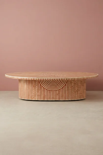 Rue Bone Inlay Oval Dining Table Orange, buy rue bone inlay oval, luxury rue bone inlay oval, handcrafted rue bone inlay oval, handmade rue bone inlay oval, rue bone inlay oval online, rue bone, ruerue-bone-inlay-oval-dining-table-orange-bone-inlay-furniture-dining-room-furniture-dining-table-furniture-table-handmade-bone-inlay-01.webp