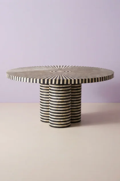 Rue Bone Inlay Round Dining Table Black, buy rue bone inlay round, luxury rue bone inlay round, handcrafted rue bone inlay round, handmade rue bone inlay round, rue bone inlay round online, rue bonerue-bone-inlay-round-dining-table-black-black-furniture-bone-inlay-furniture-dining-room-furniture-dining-table-furniture-table-handmade-bone-inlay-01.webp