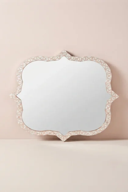 Triangle Mother Of Pearl Inlay Mirror Nude Pink, buy triangle mother pearl inlay, luxury triangle mother pearl inlay, handcrafted triangle mother pearl inlay, handmade triangle mother pearl inlaytriangle-mother-of-pearl-inlay-mirror-nude-pink-decorative-mirror-mop-inlay-furniture-mother-of-pearl-inlay-pink-furniture-wall-mirror-01.webp