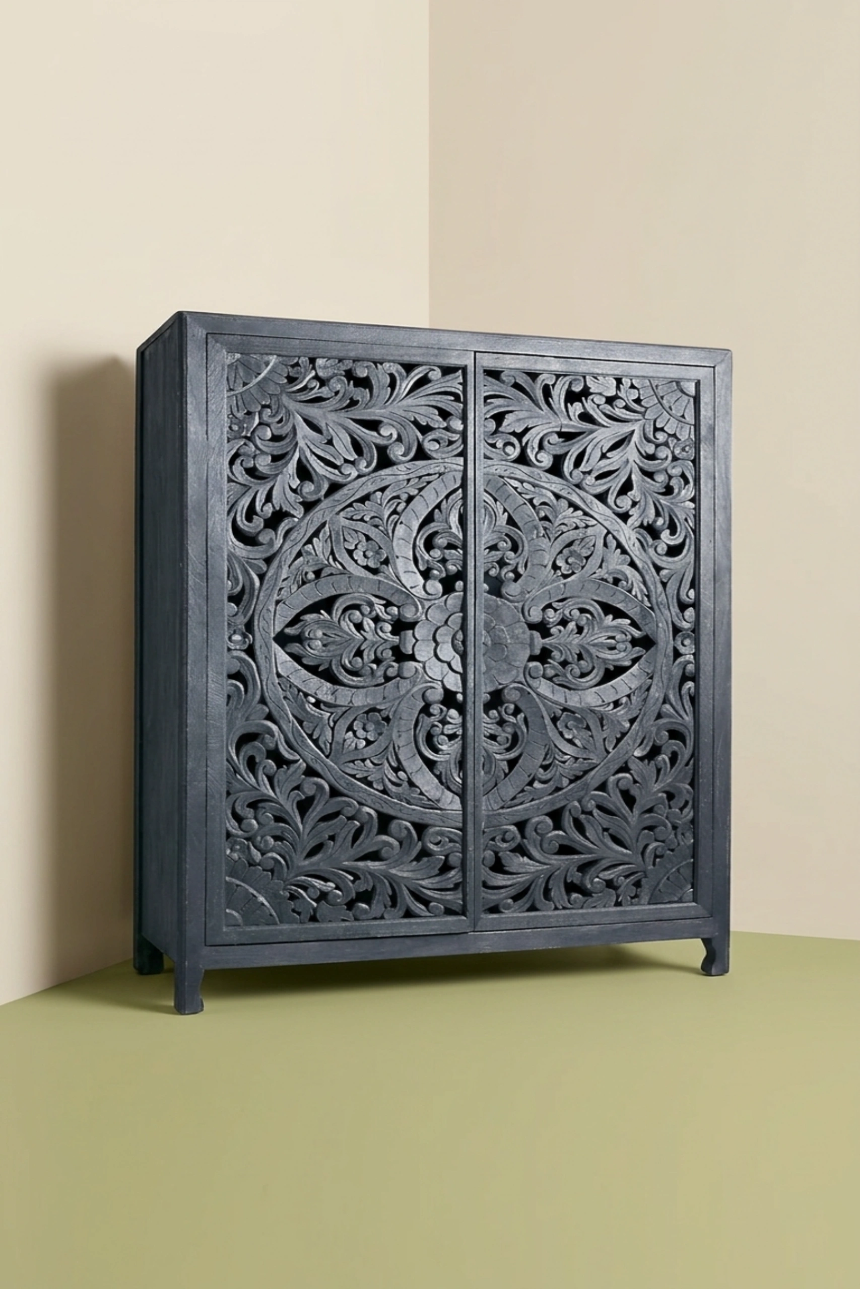Lombok_Handcarved_2_Door_Wardrobe_Indigo_Blue_image_03_side_profile_luxury_storage_wardrobe_armoire_cupboard_handcrafted_bedroom_living_room_artisan_premium_interior_furniture.webp